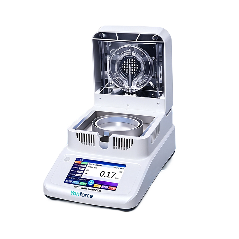触摸屏卤素水分测定仪YF-LS1205最大量程120g 温控40~180℃